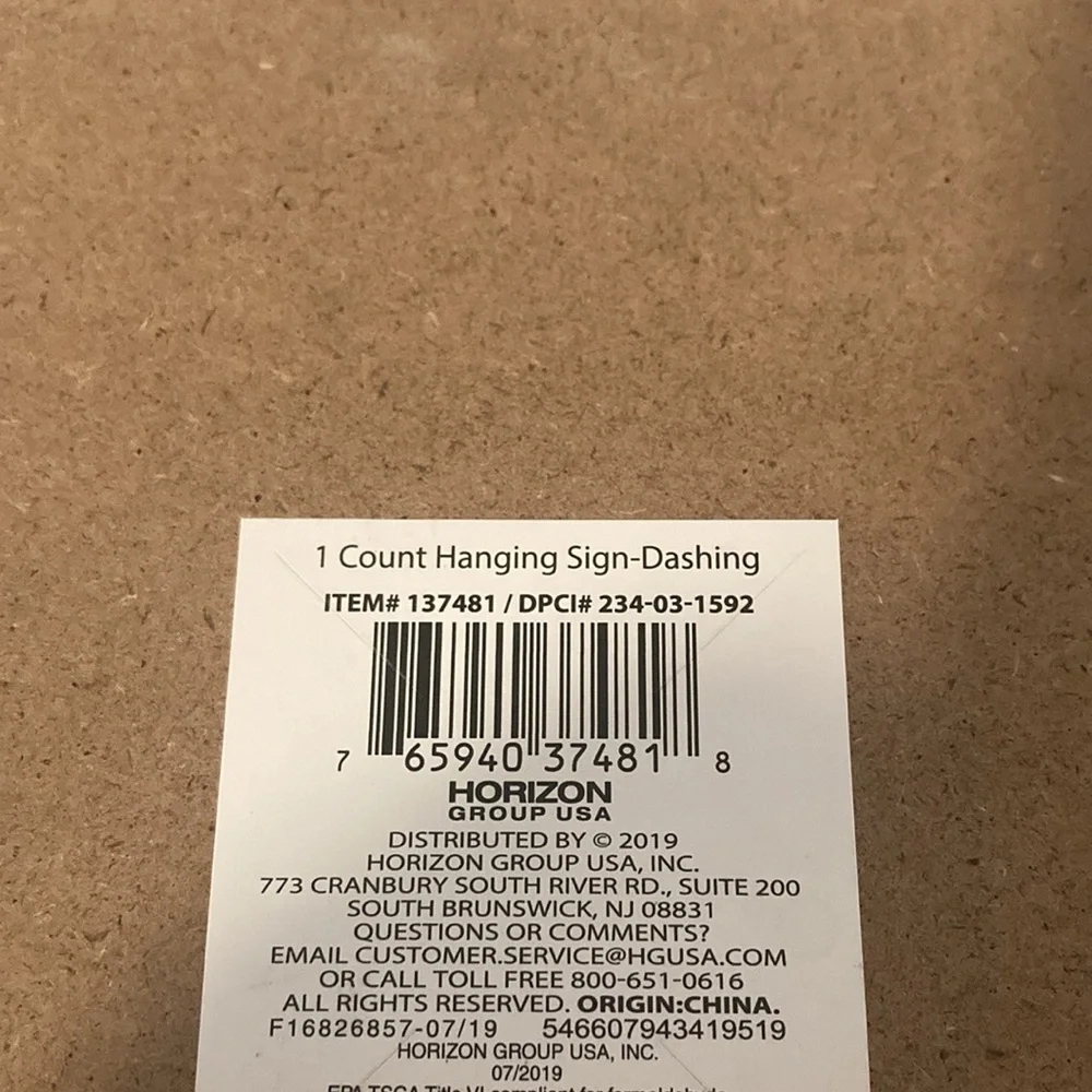 Target BP 2019 Christmas Dashing Through the Snow Hanging Sign
